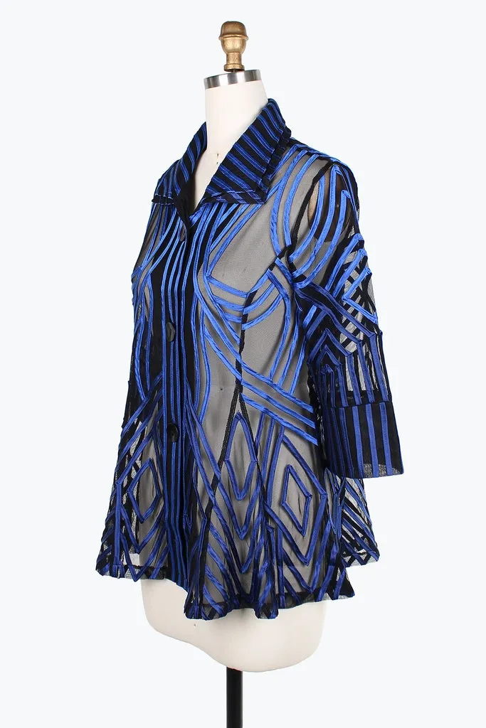 Damee Soutache Jacket 2363-BLU