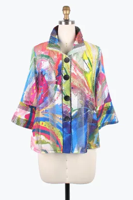 Damee Watercolor Lace Net Jacket 2401-MLT