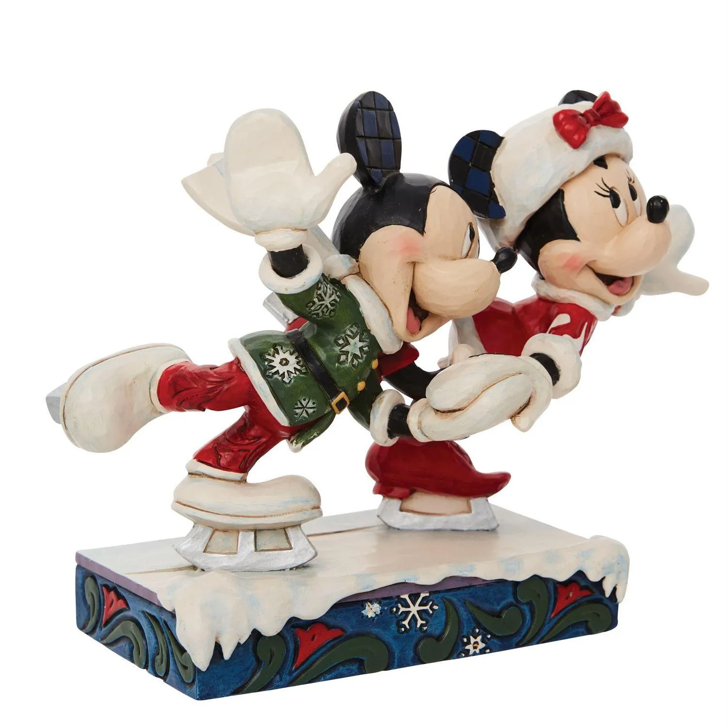 DISNEY TRADITIONS<BR> Minnie & Mickey Ice Skating