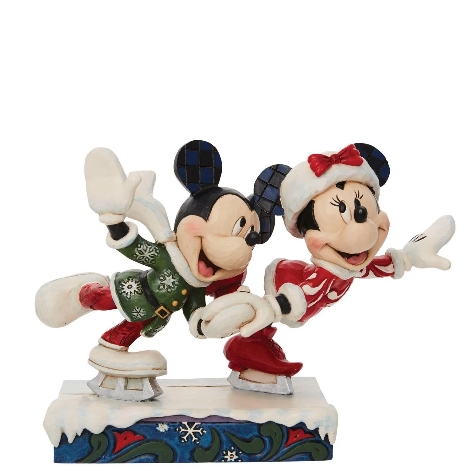 DISNEY TRADITIONS<BR> Minnie & Mickey Ice Skating