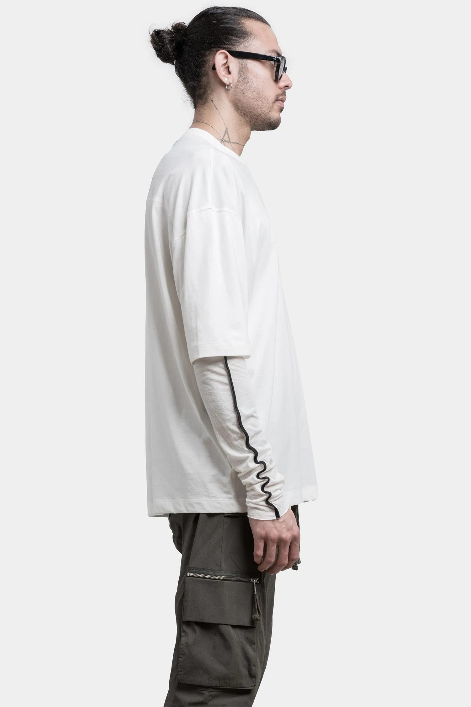 Double layer long sleeve, Cream