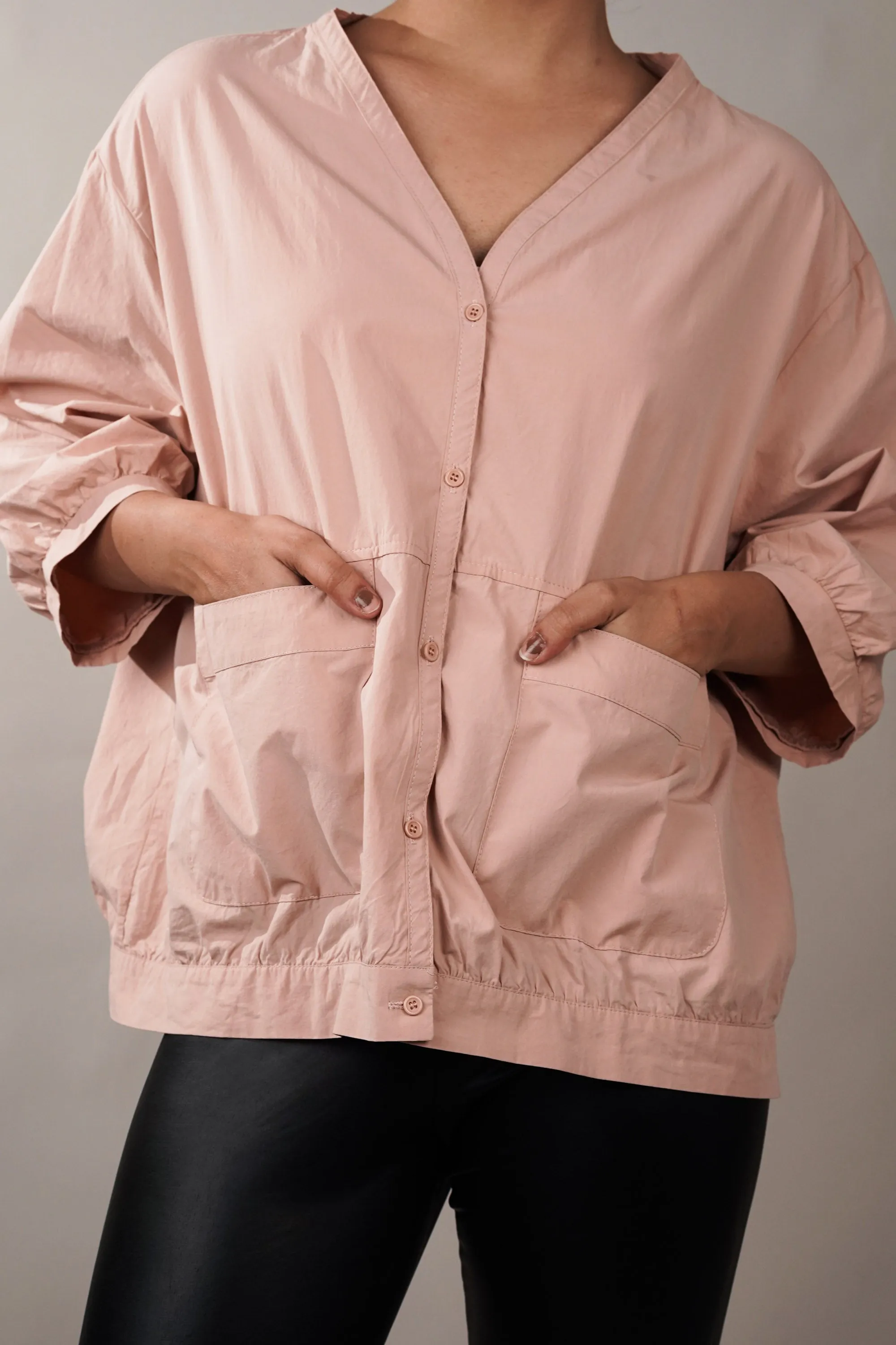 Dreamy Rose Oversized Shirt