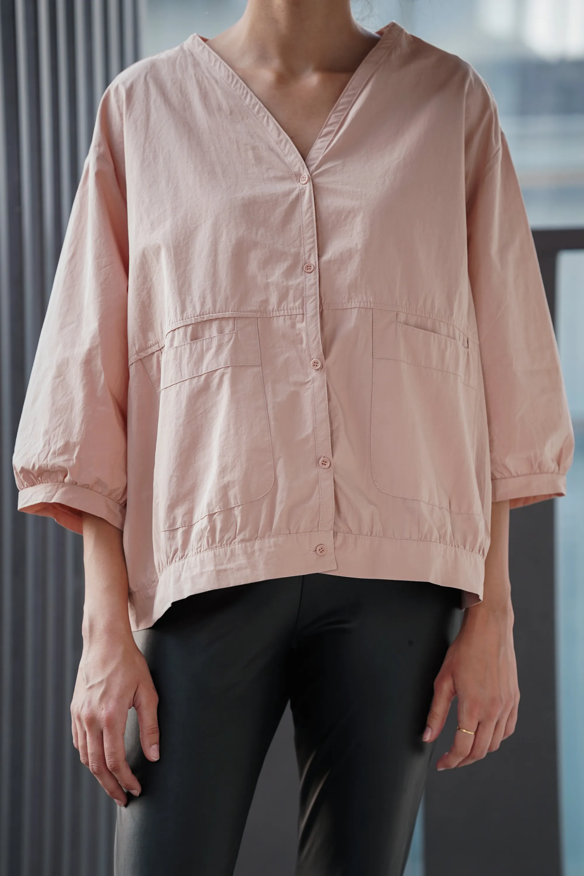 Dreamy Rose Oversized Shirt