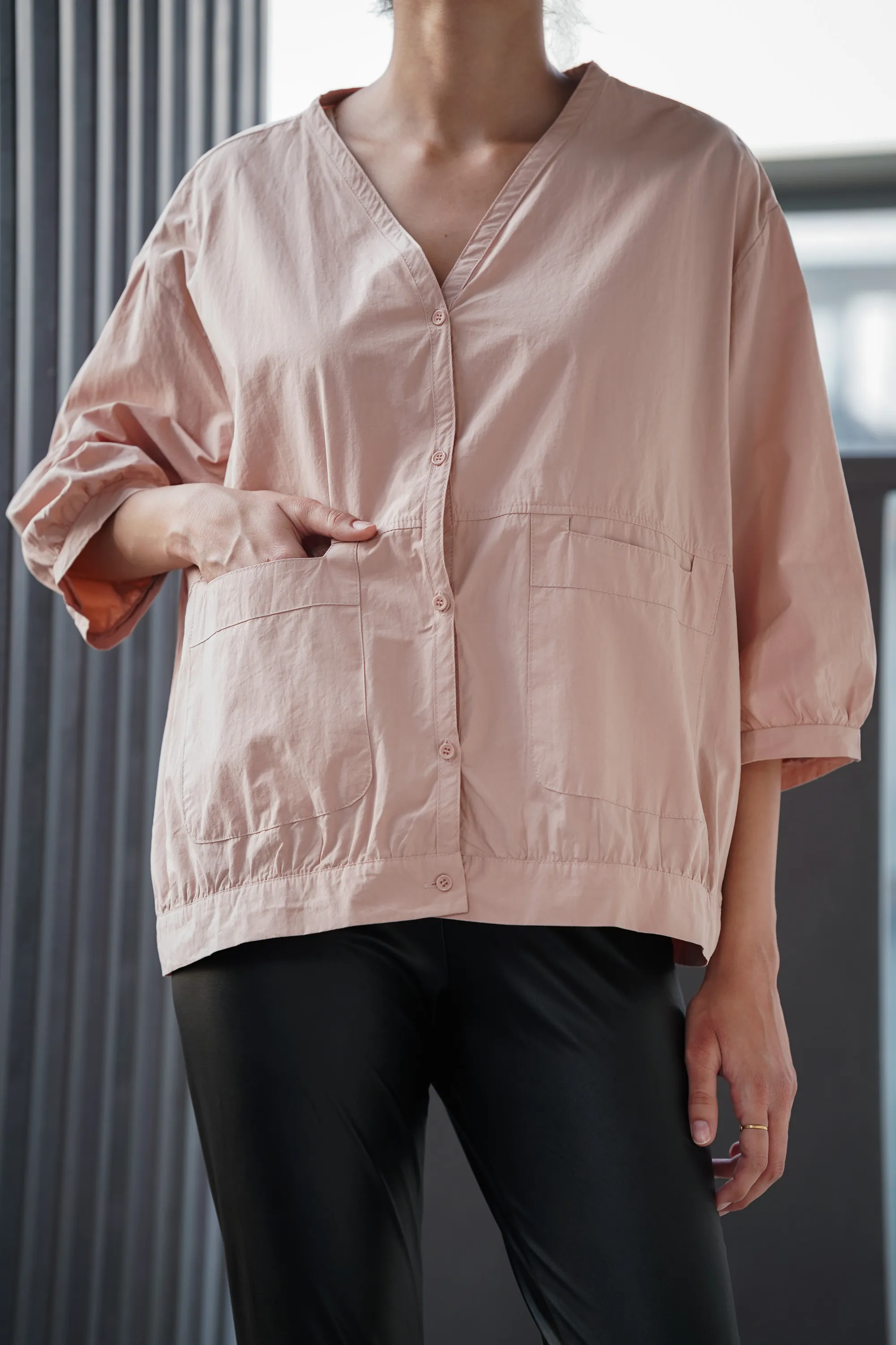 Dreamy Rose Oversized Shirt