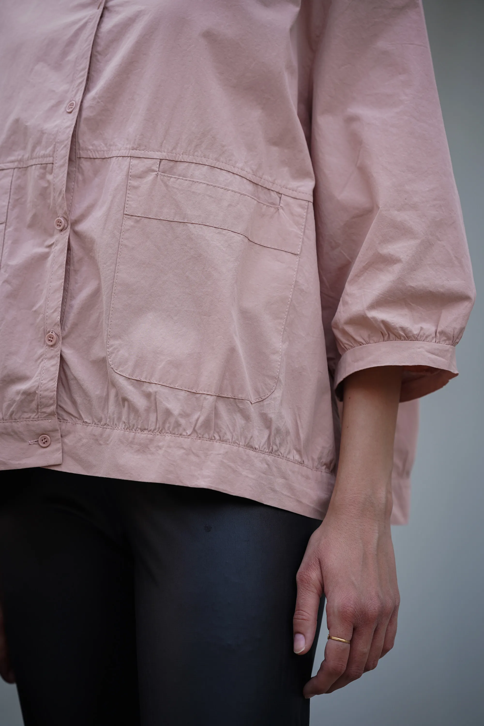 Dreamy Rose Oversized Shirt