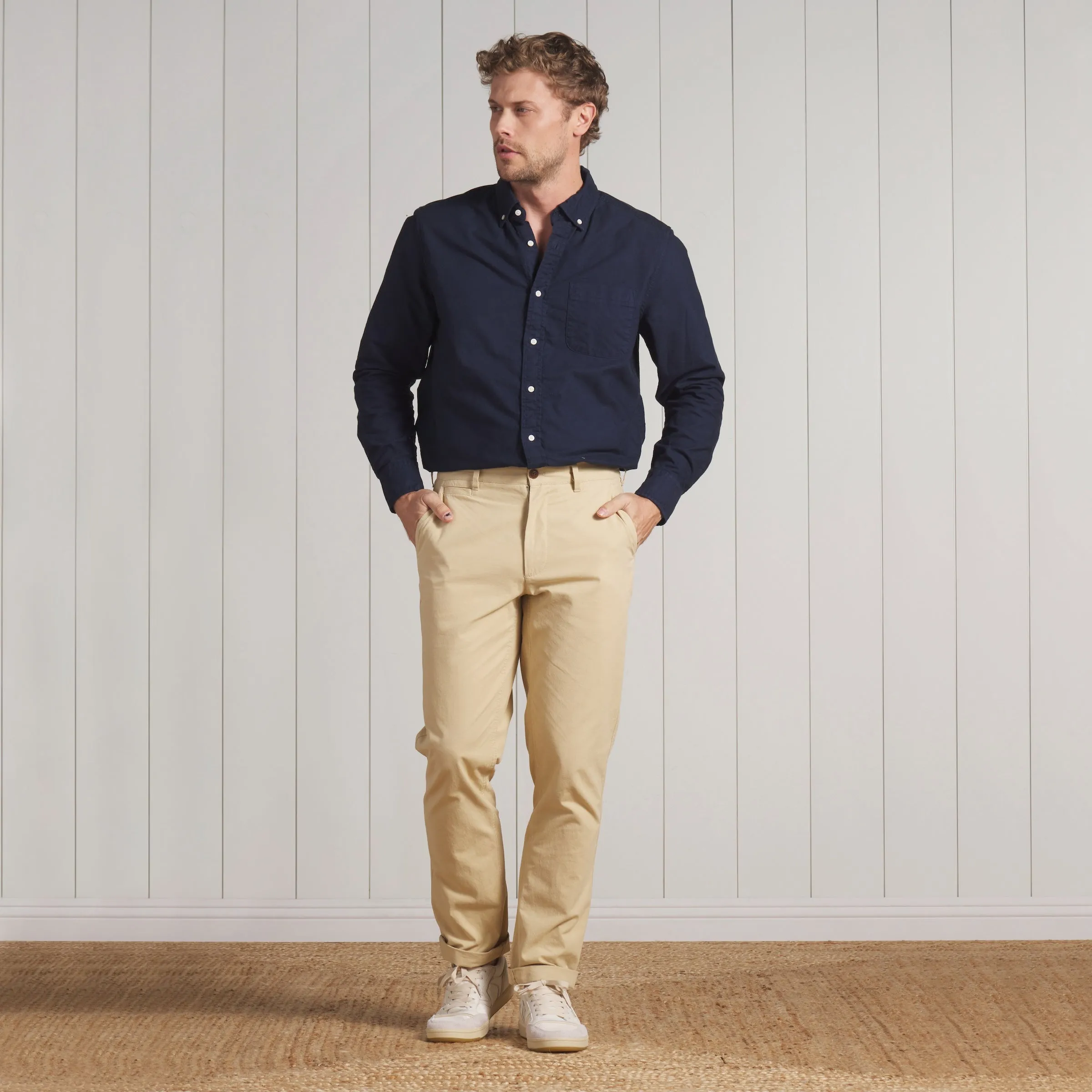 Eagle Creek Vintage Oxford Shirt - Navy