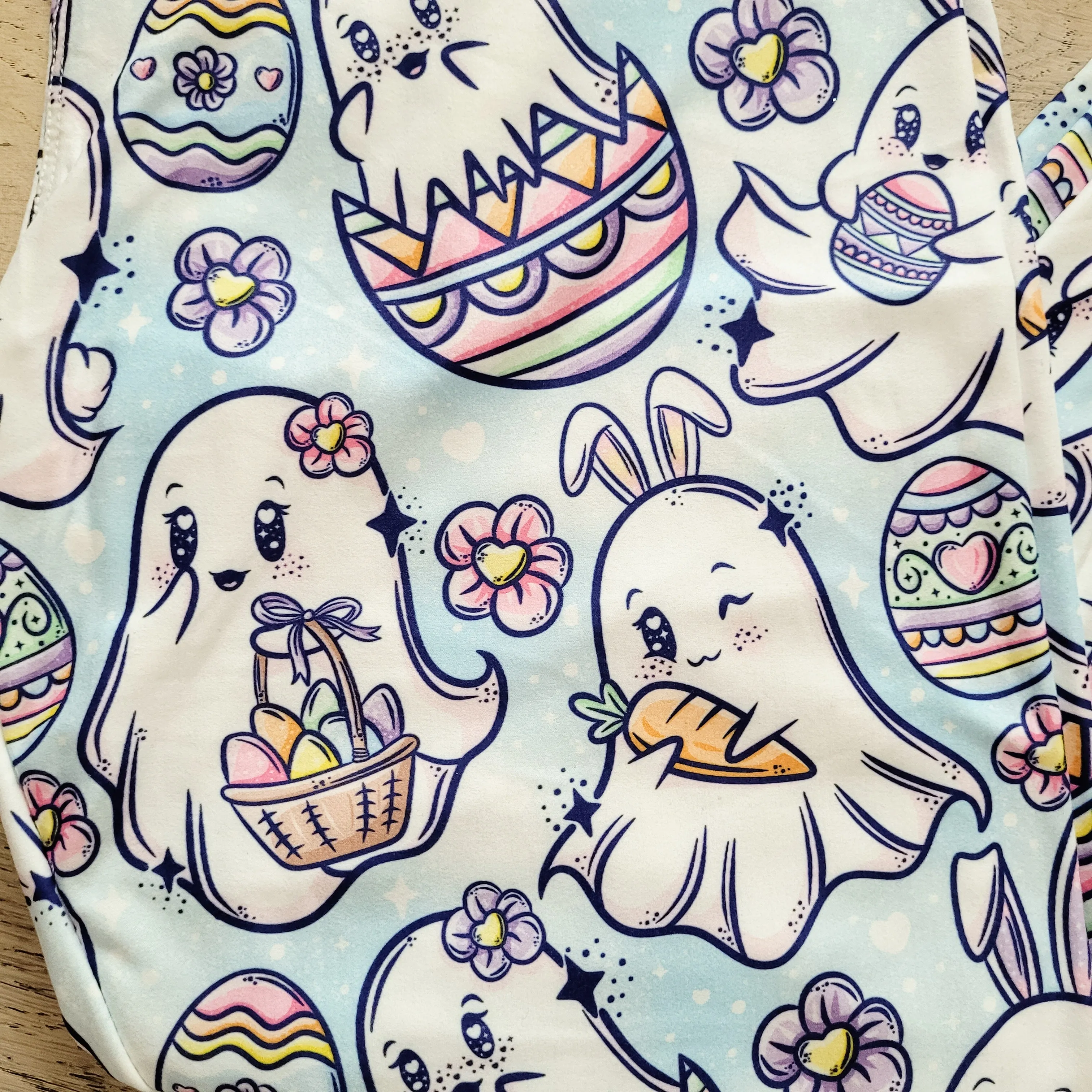 Easter Ghosties (Semi-Exclusive) - High-quality Handcrafted Vibrant Leggings