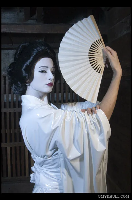 Elegant theatrical PVC Kimono