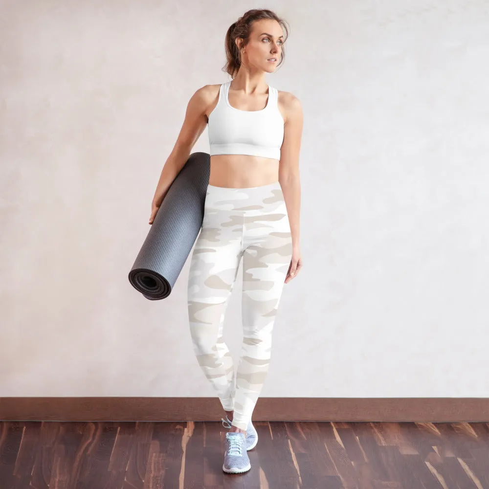 ELEVATED ESSENTIALS, BOOTY BOOSTING HIGH WAISTBAND LEGGING WHITE CAMO