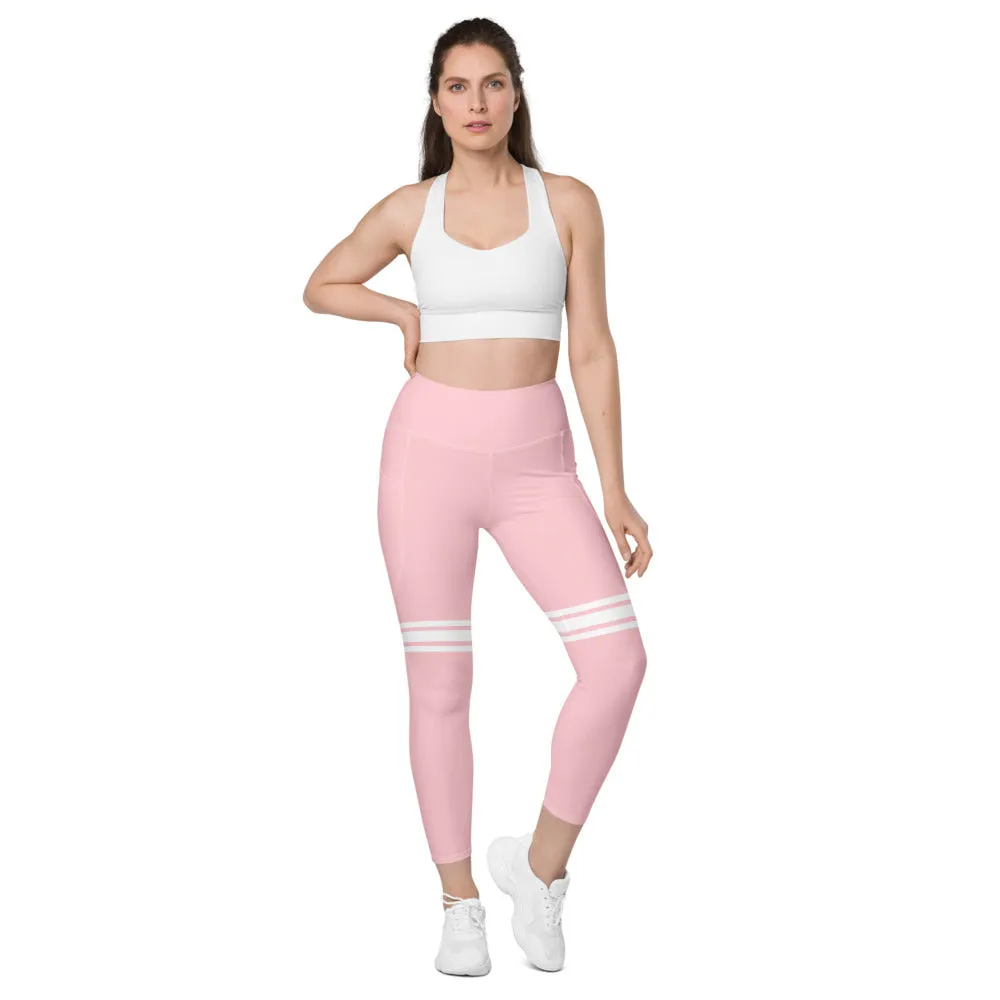 ELEVATED ESSENTIALS, THE PERFECT SIDE POCKET LEGGING THIGH HIGH BALLET PINK