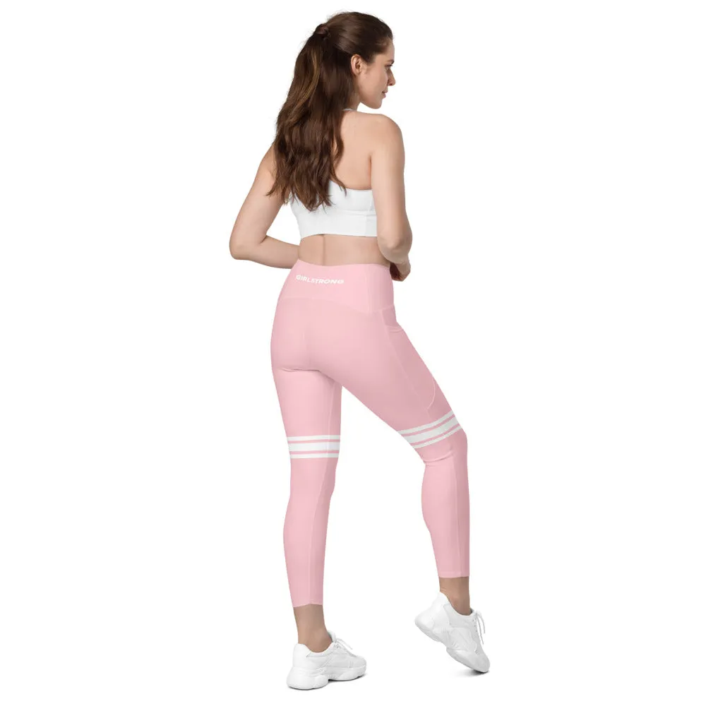 ELEVATED ESSENTIALS, THE PERFECT SIDE POCKET LEGGING THIGH HIGH BALLET PINK