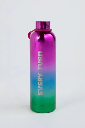 Every Turn Rainbow Chrome Water Bottle