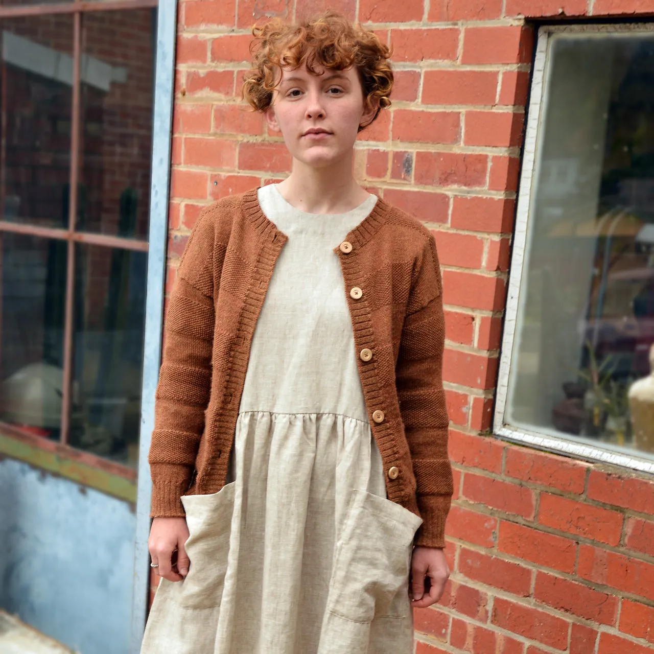 Everyday Cardigan - Alpaca/Merino - French Navy (9-12y  Women 8-12)