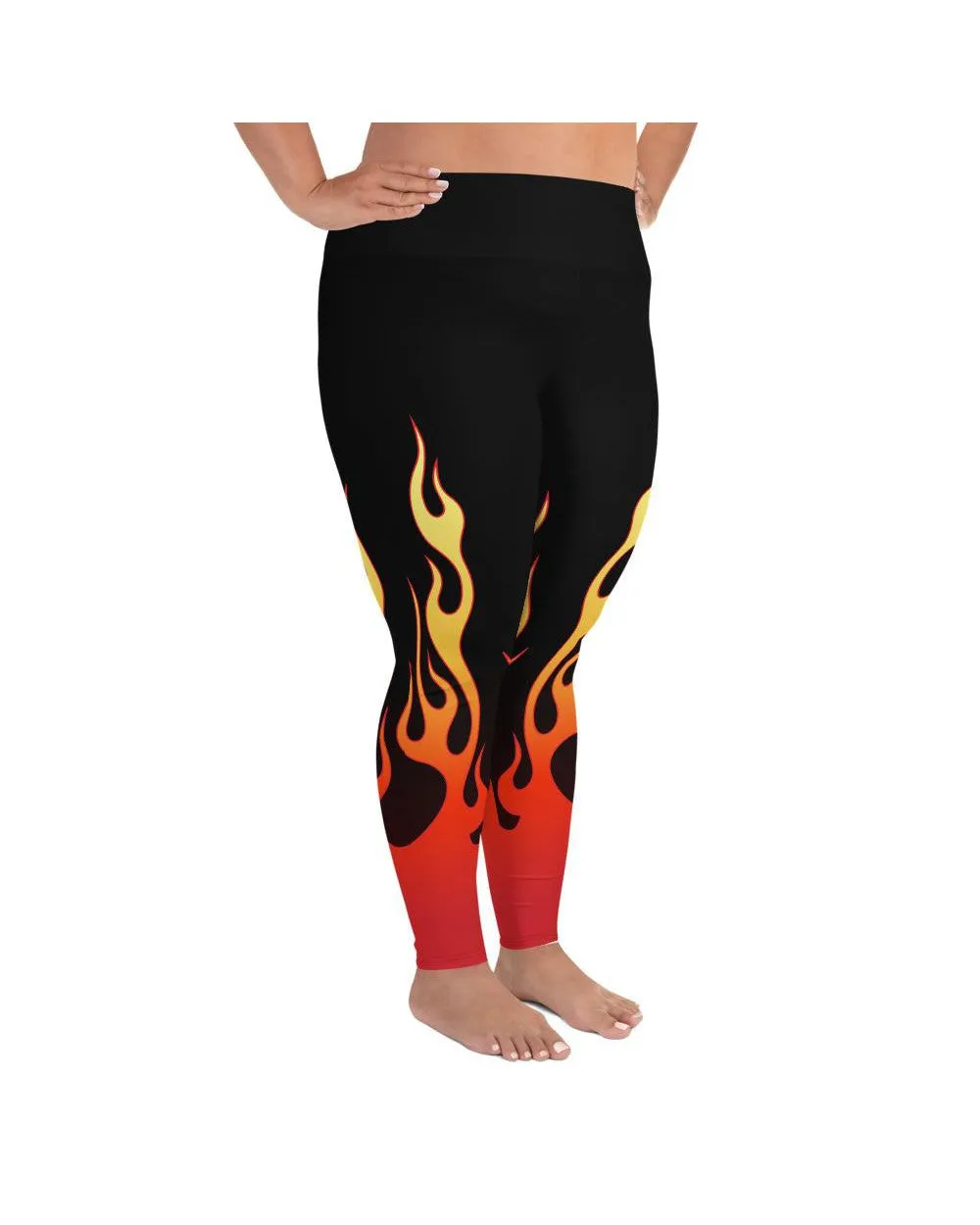 Flame Plus Size Leggings