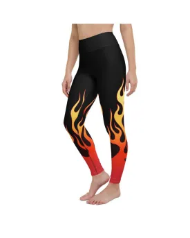 Flame Yoga Pants