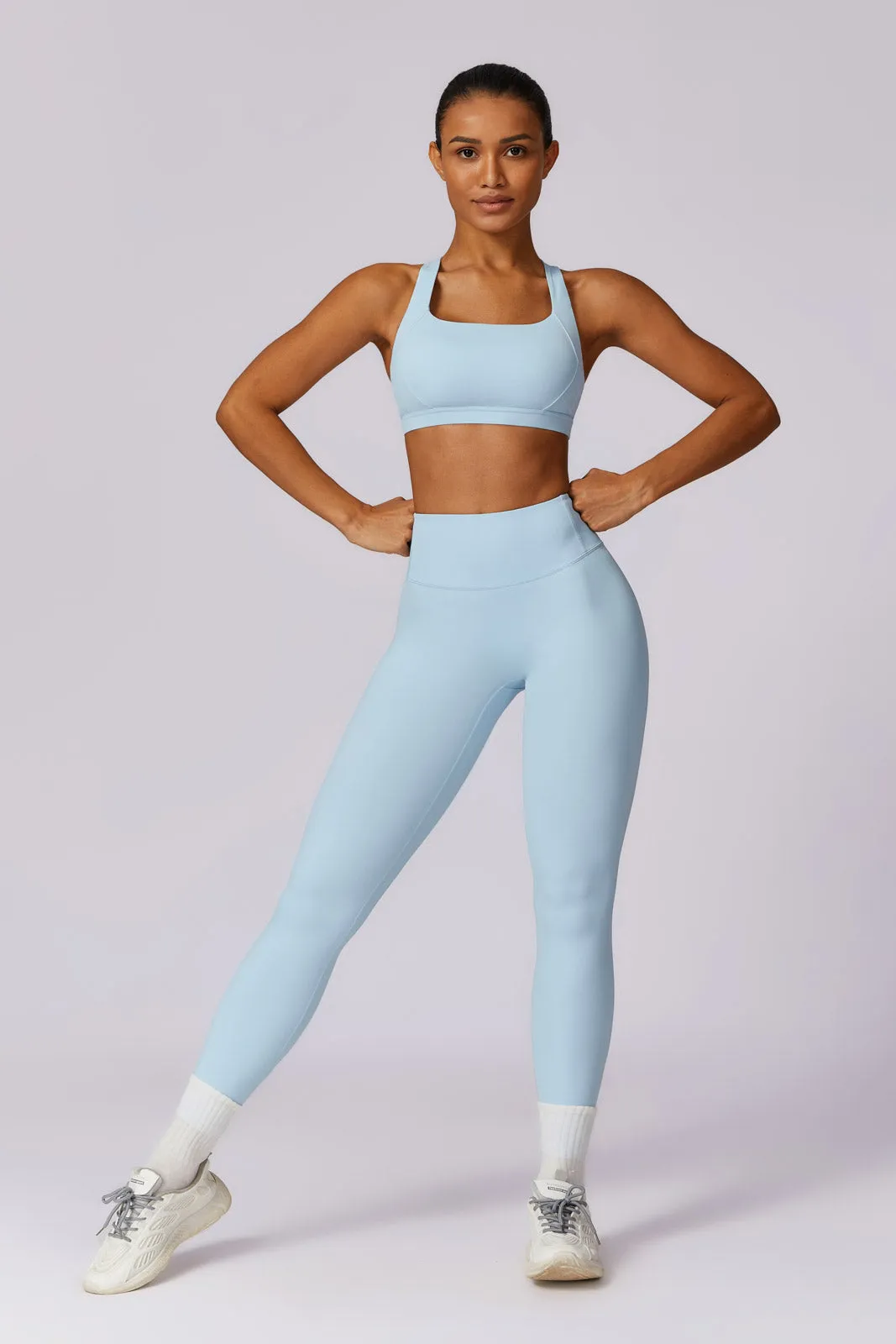 Flex Leggings - Ice Blue