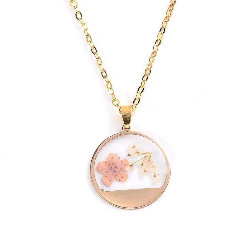 Flower Pendant Necklace