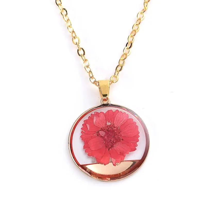 Flower Pendant Necklace