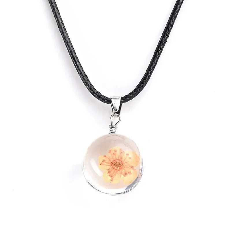 Flower Pendant Necklace