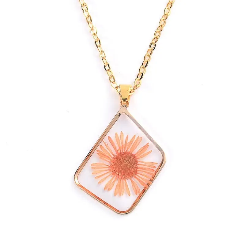 Flower Pendant Necklace