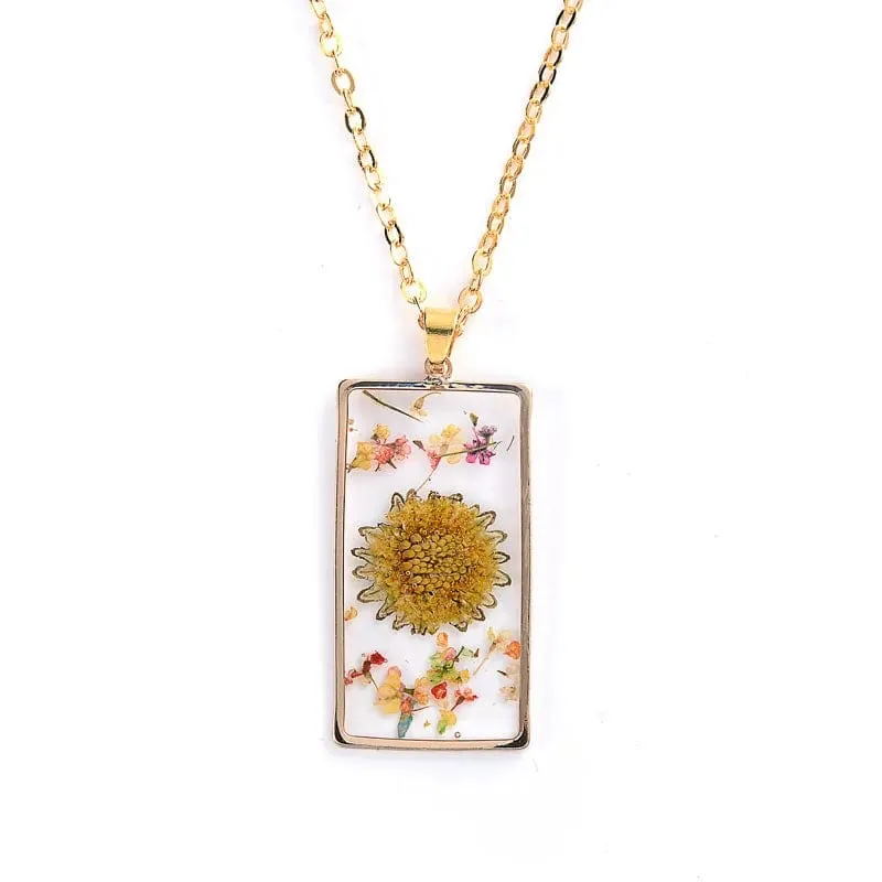 Flower Pendant Necklace