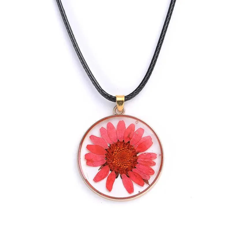 Flower Pendant Necklace