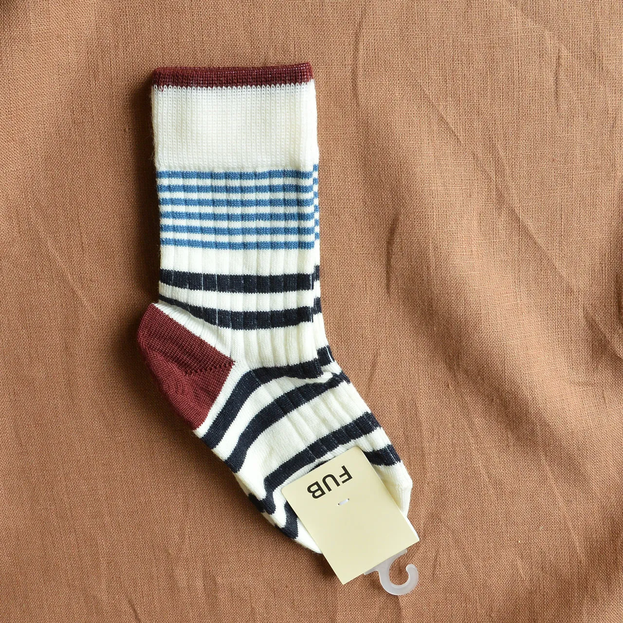 FUB Merino Wool Socks - Stripes (33-36 only) *Last ones