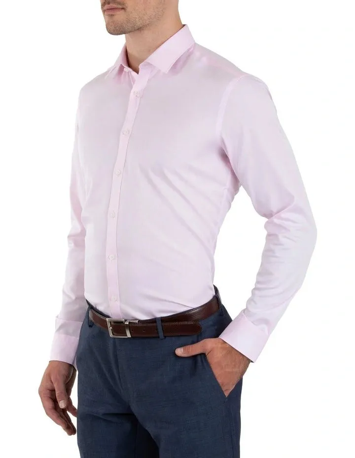 Gibson Slim Fit Flame Pink Shirt