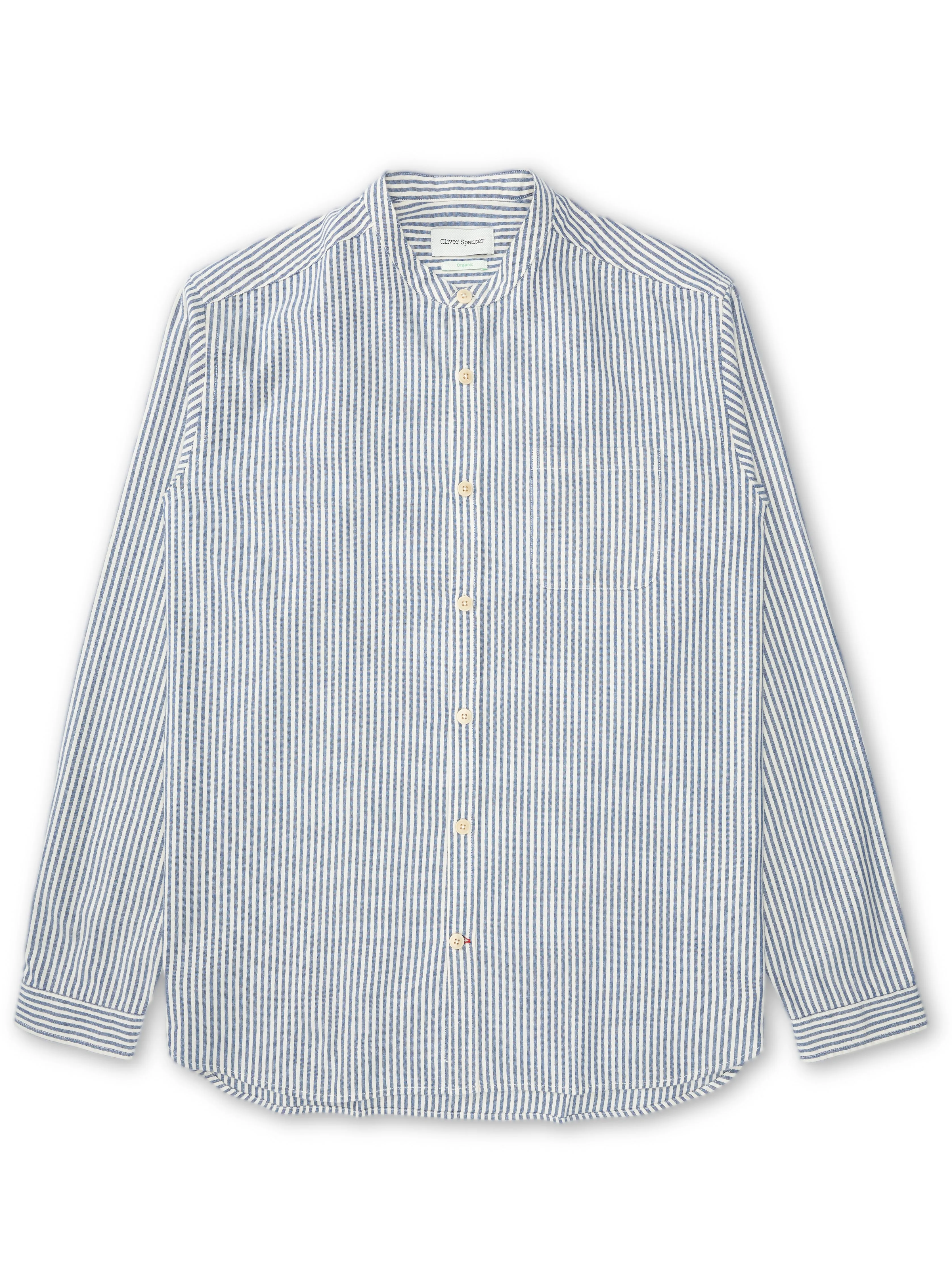 Grandad Shirt Brimham Blue