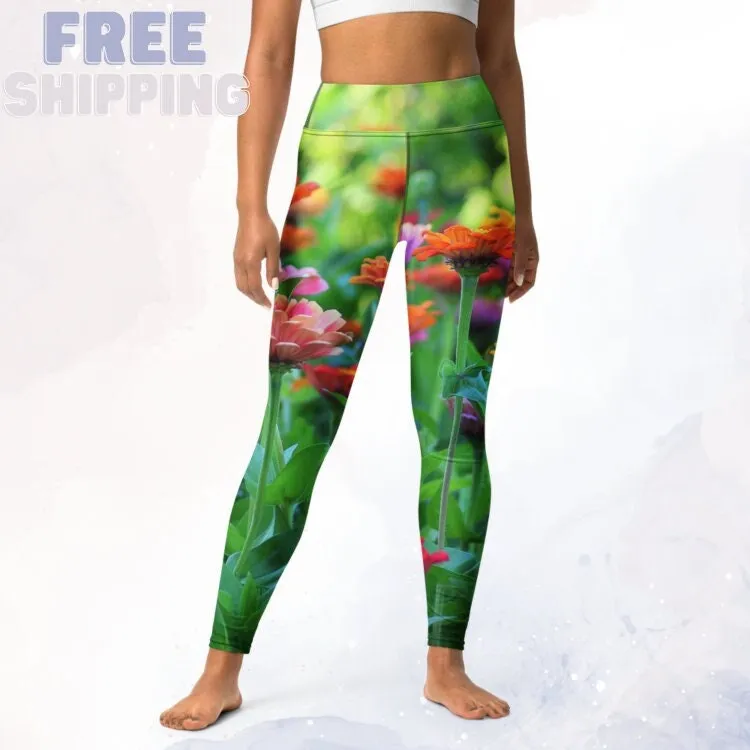 Green Garden Comfort Leggings