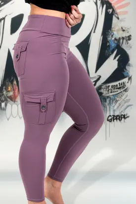 Hecate Lavender Majestic Cargo Leggings