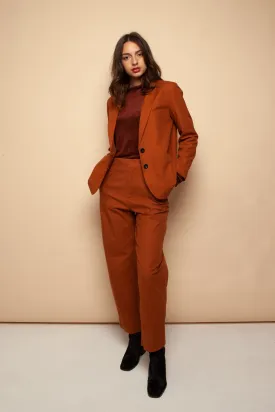 helena blazer eco cognac