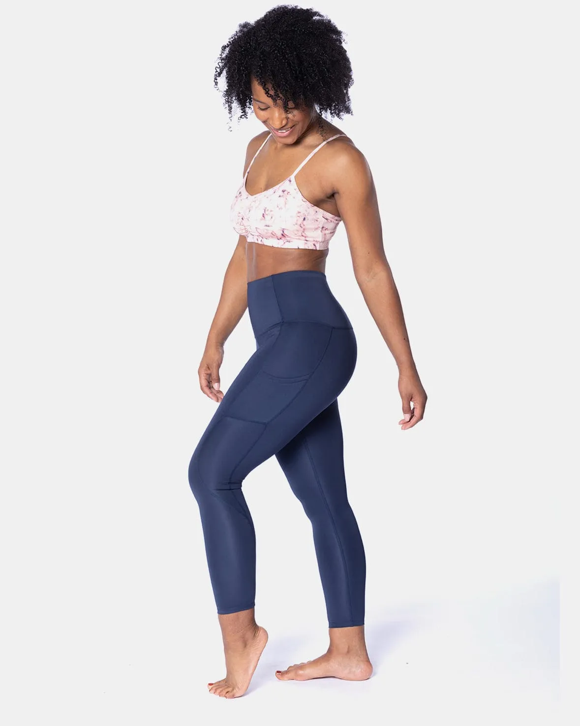 Hi Five Pocketed High-Waist Legging – Night Swim Navy