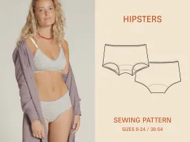 Hipster Underpants- Printed Pattern