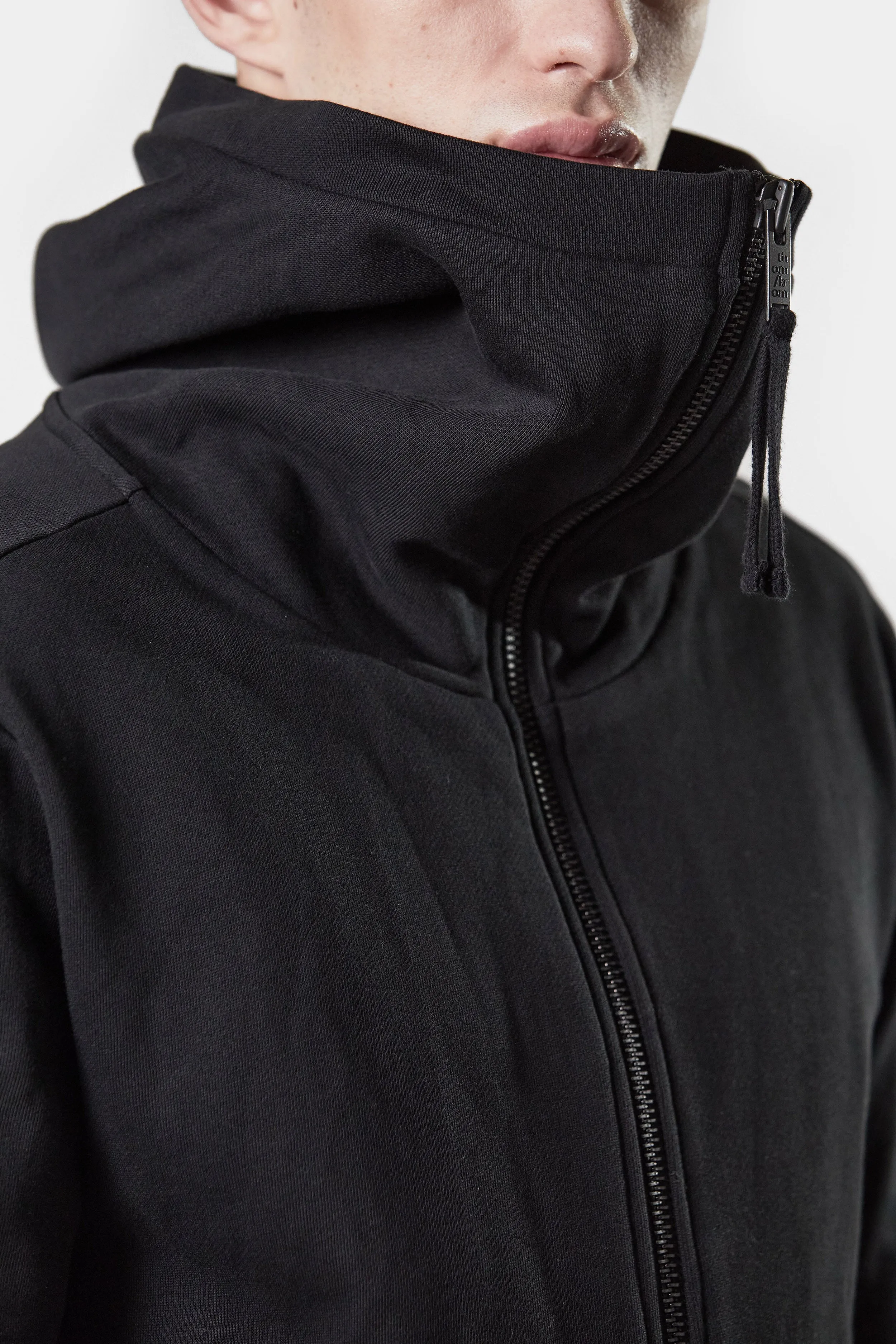 Hooded zip up sweater