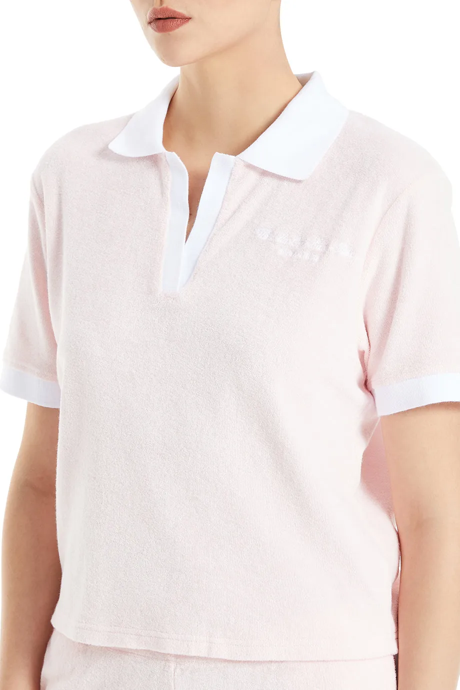 Hotel Du Cap Cursive Terry Polo T-Shirt