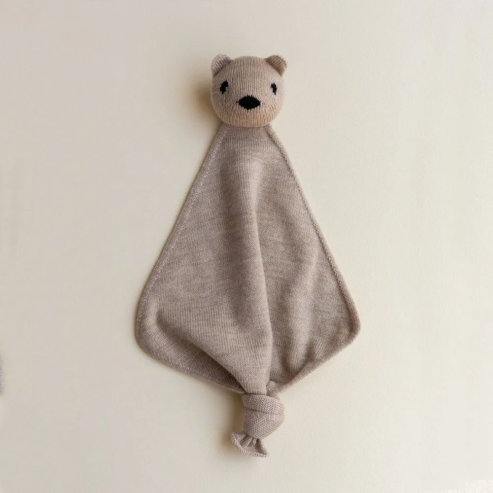 Hvid Cuddly teddy tokki - 100% Merino wool