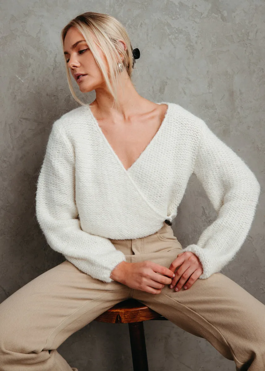 Izzy Wrap Sweater