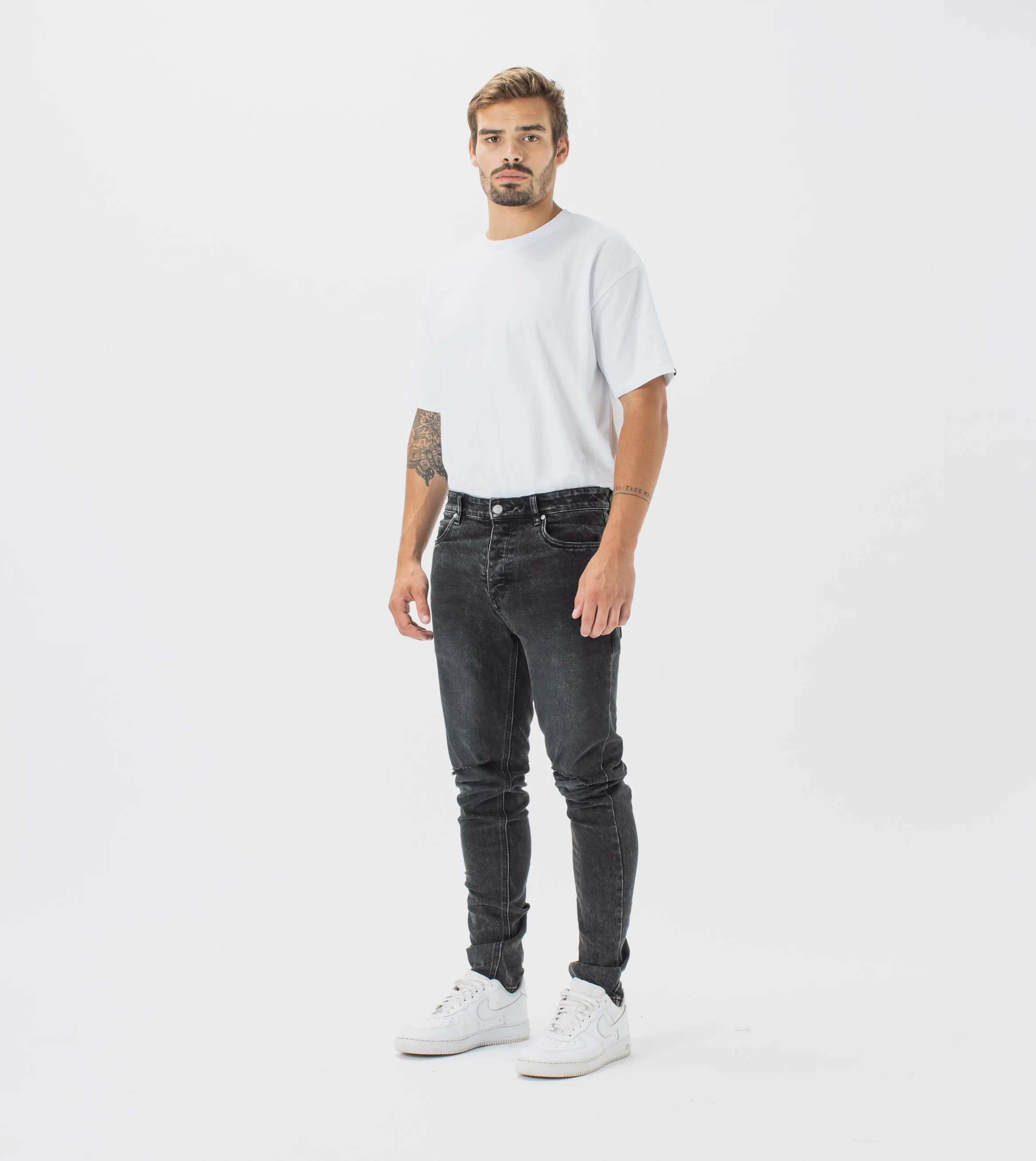 Joe Blow Denim Vintage Black Distressed