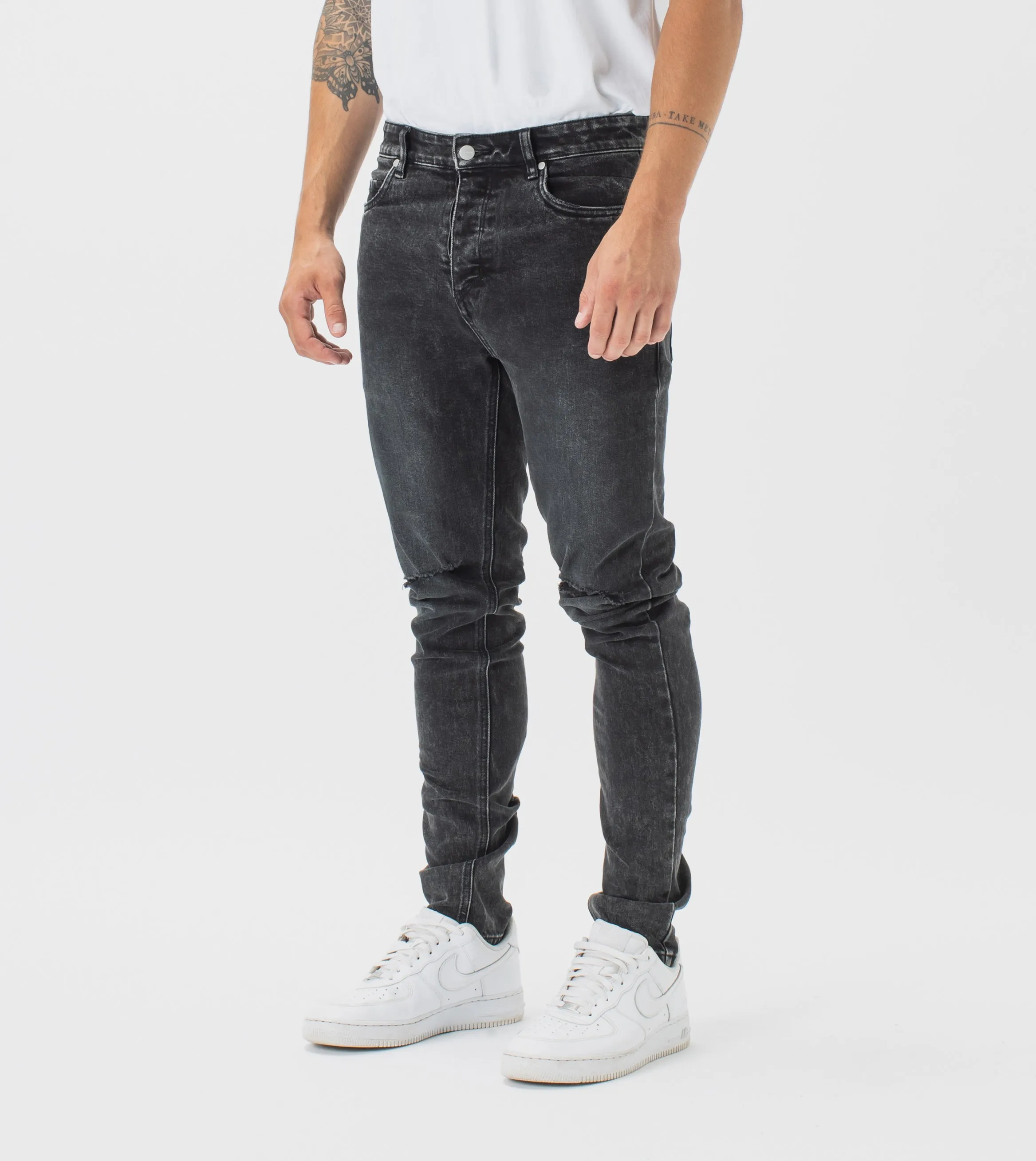 Joe Blow Denim Vintage Black Distressed