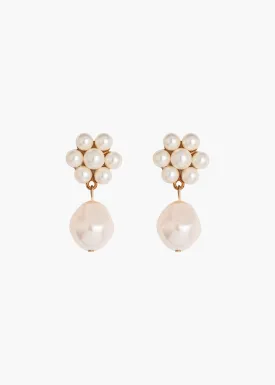 Josie Earrings -- Pearl