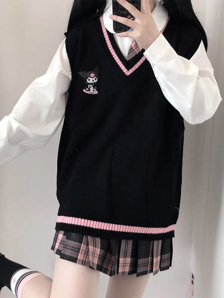 Kuromi My Melody Cinnamoroll JK Uniform Sweaters