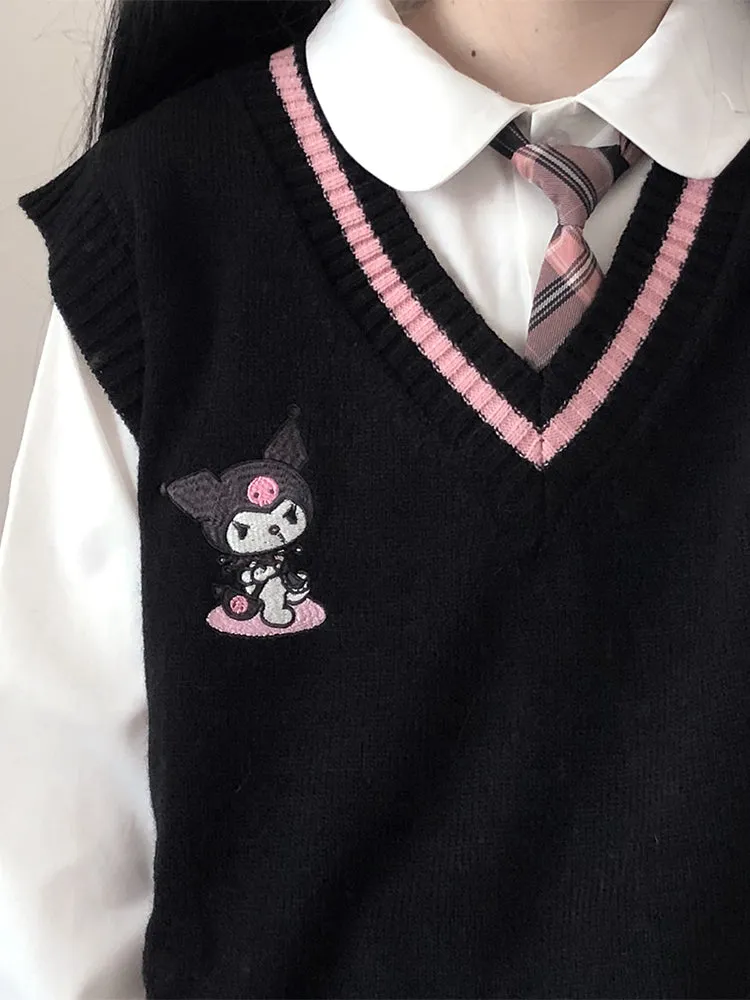 Kuromi My Melody Cinnamoroll JK Uniform Sweaters