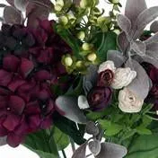 Large Plum Hydrangea and Berries Arrangement