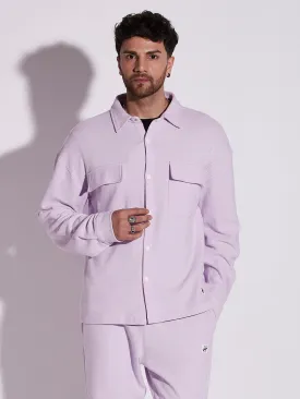 Lavender Pleated OverShirt