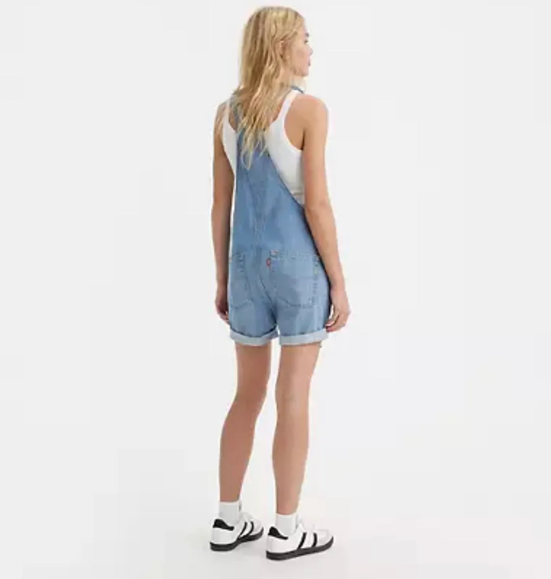 LEVIS VINTAGE DENIM SHORTALL OVERALLS