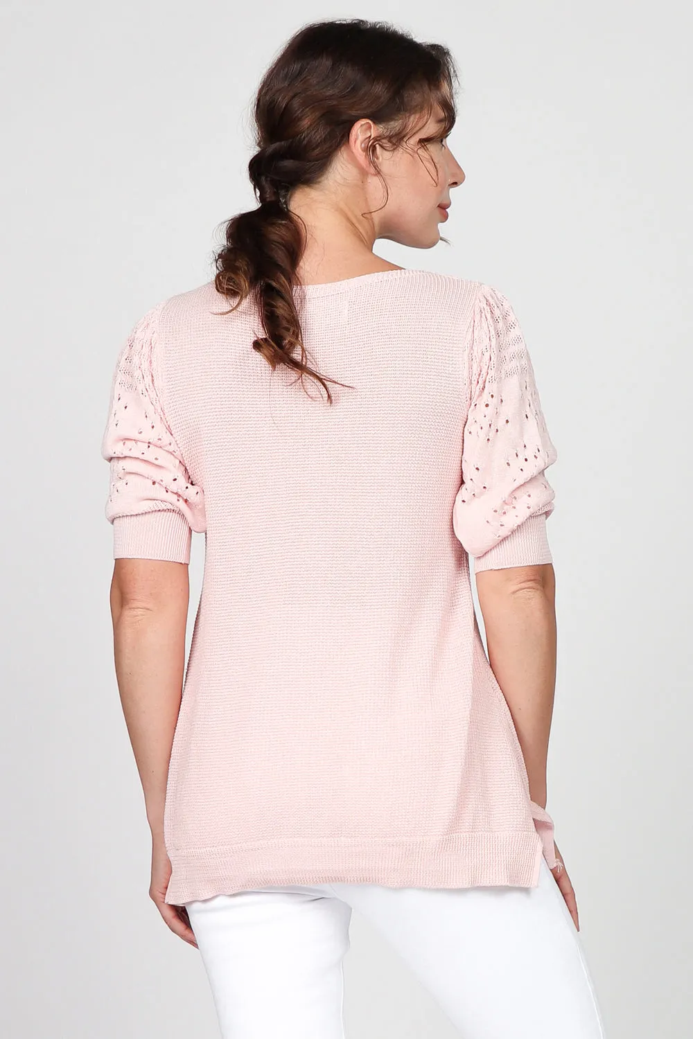 Lightweight Embellished Sleeve Top