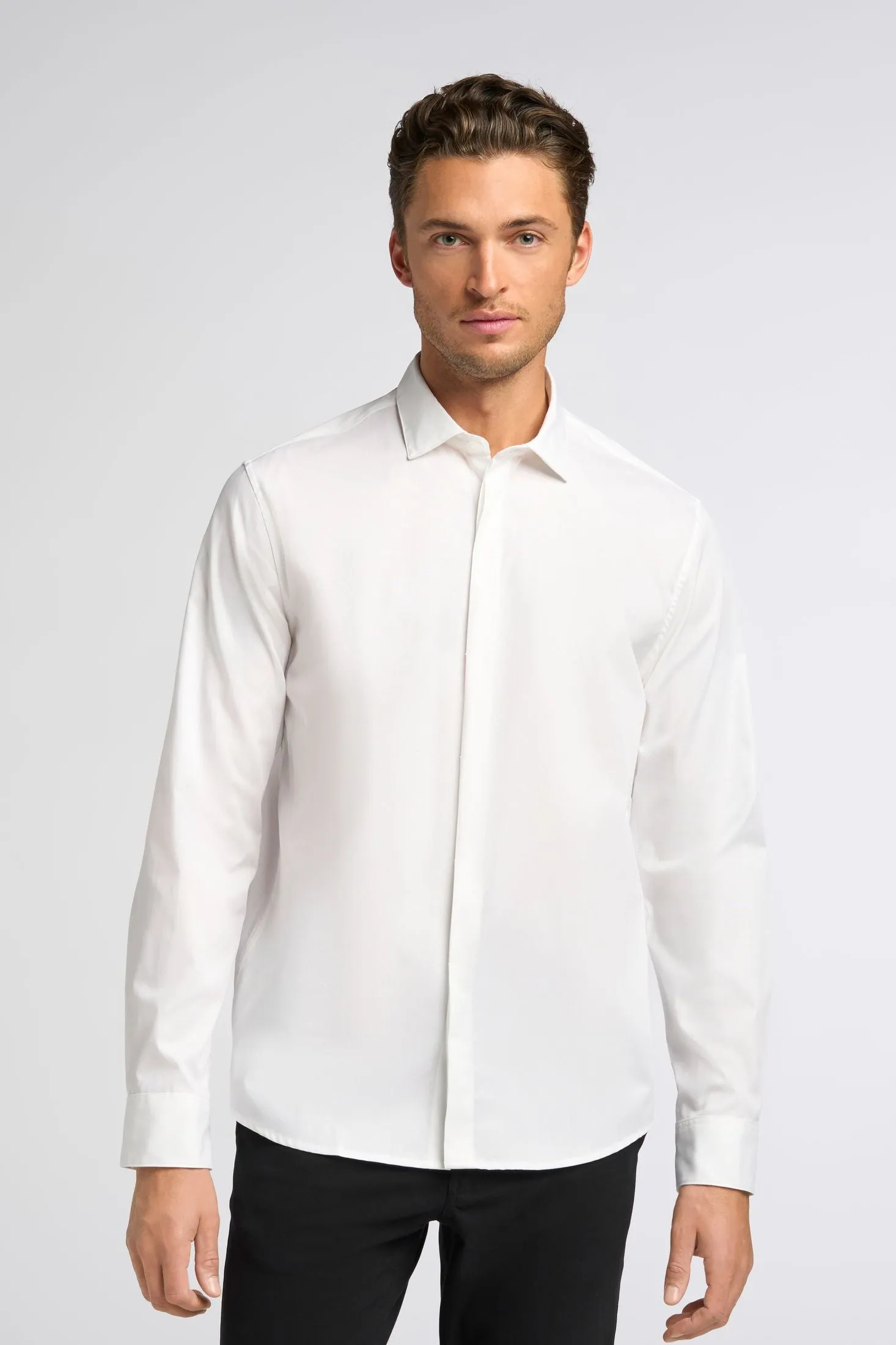 Long Sleeve Oxford Shirt | Cotton