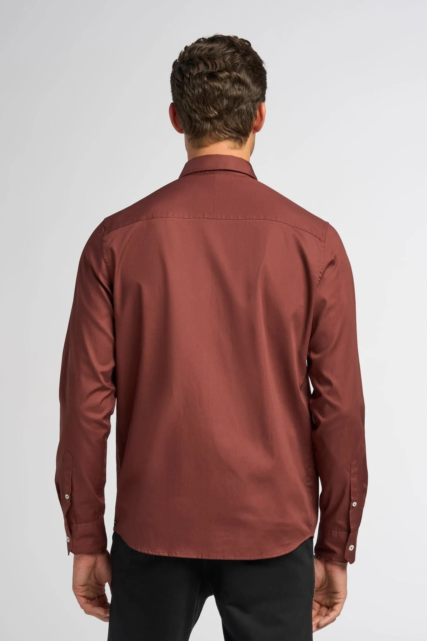 Long Sleeve Oxford Shirt | Cotton