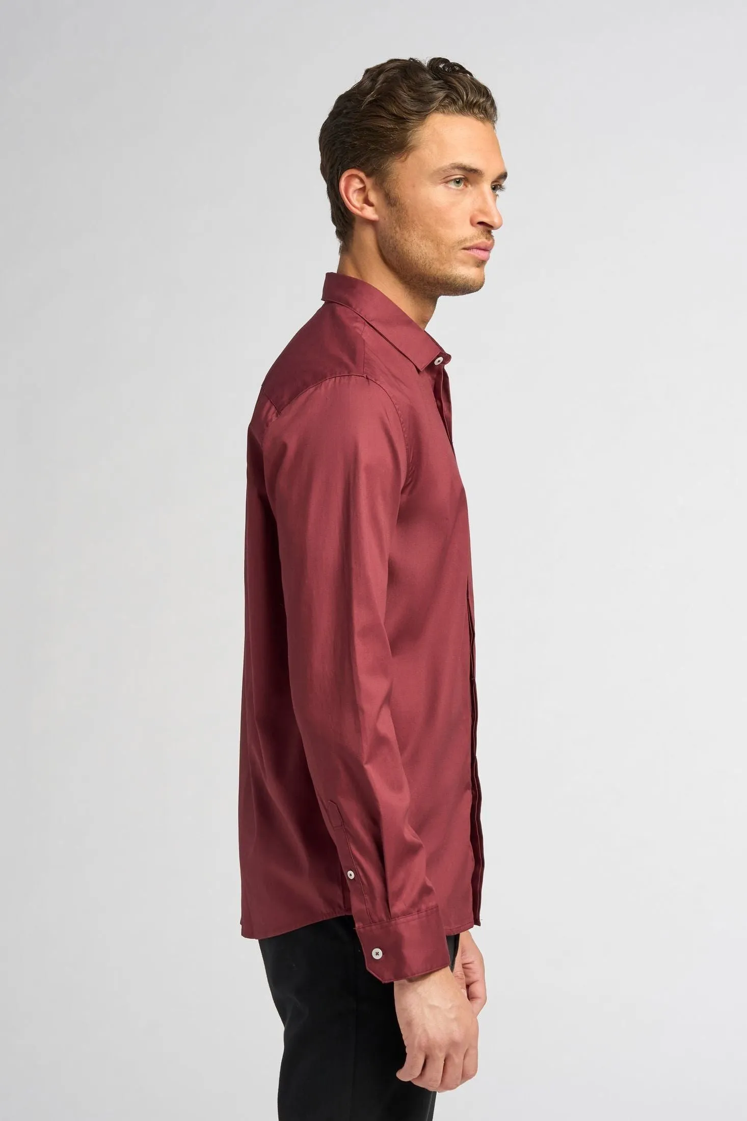 Long Sleeve Oxford Shirt | Cotton